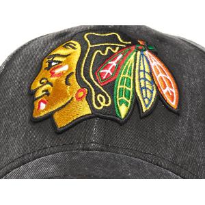 31241 Бейсболка Chicago Blackhawks, черн., 55-58