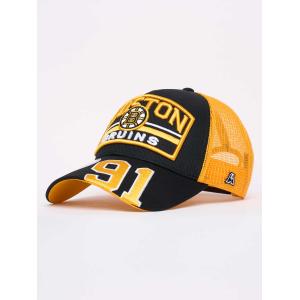 32286 Бейсболка Boston Bruins №91, черн.-желт., 55-58