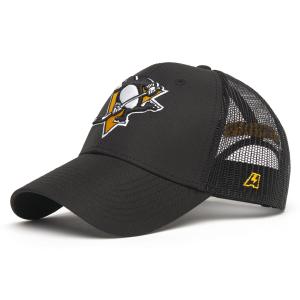 31388 Бейсболка Pittsburgh Penguins, черн.-сер., 55-58